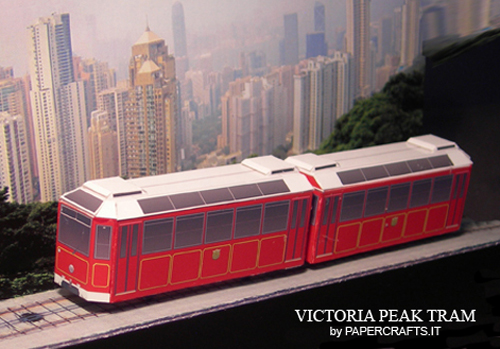 Viktoria Peak Tram Papercraft